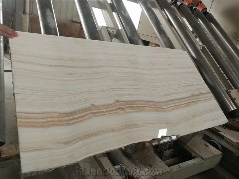 Straight Wood Onyx, Ivory Jade Onyx Slabs,Tiles&Floors