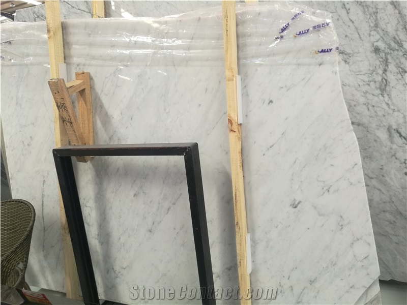 Wholesale Italy Bianco Carrara Cd Bianco Venato White Marble Slabs
