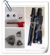 Natural Stone Dft Pcd Indexable Drilling Inserts and Tool Holders