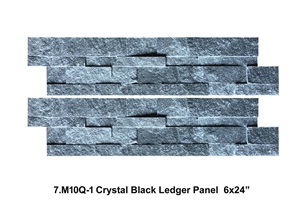 Crystal Black Ledge Stone