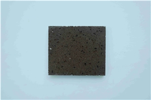 Crystal Brown Color Quartz Stone Slabs 2cm with High Quality