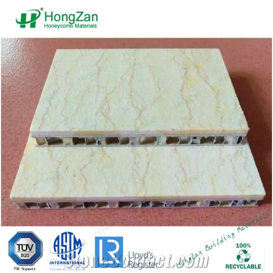 Lightweight Travertine Honeycomb Composite Panel for Floor Tile
