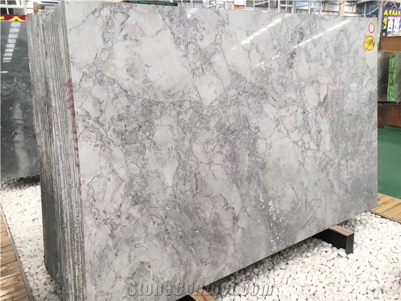 Armani Allure Silver Statuario Grey Super Marble Slabs,Wall Floor Tile