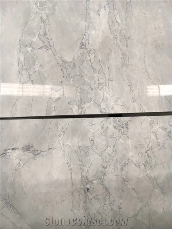 Armani Allure Silver Statuario Grey Super Marble Slabs,Wall Floor Tile