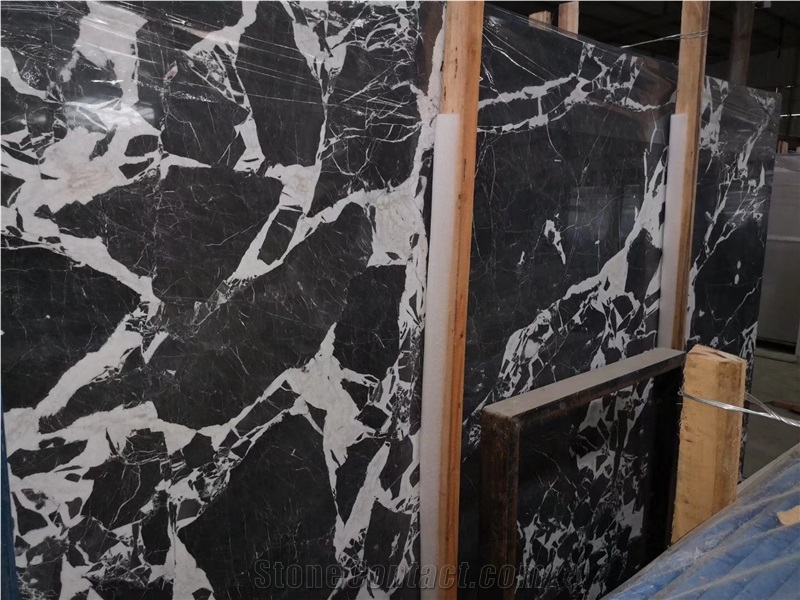 Calcatta Grey White Marble Slabs,Wall Floor Polished Tiles