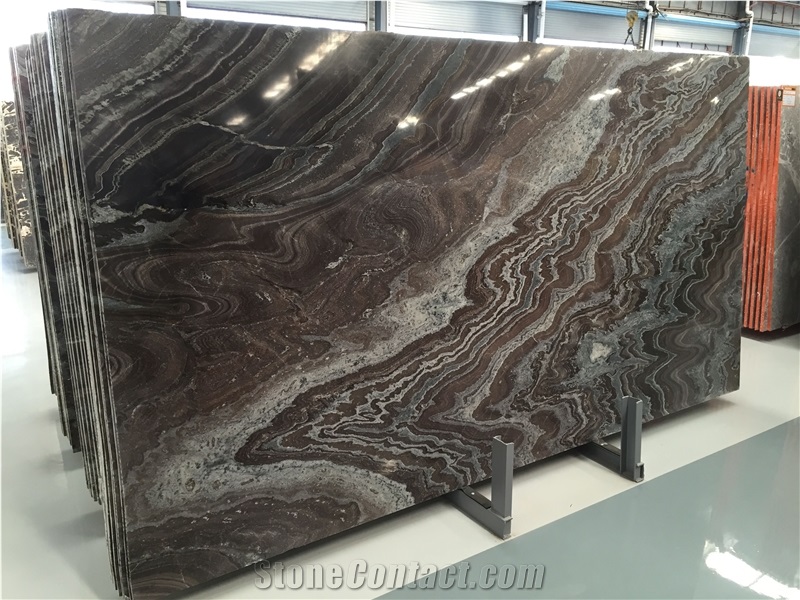 Cordillera Colorful Brown Wooden Marble Slabs,Wall Floor Polished Tile