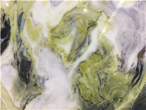 Dreaming Green Marble Slabs,Wall Background Tiles,Floor Covering