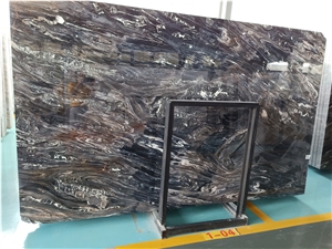 Fantasy Black Polished Marble Slabs,Wall Floor Tiles,Cut-To-Size Tiles