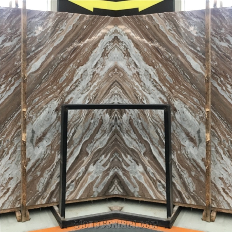 Fantasy Brown Marble Slabs,Polished Wall Floor Tiles,Cut-To-Size