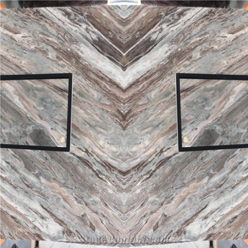 Fantasy Brown Marble Slabs,Polished Wall Floor Tiles,Cut-To-Size