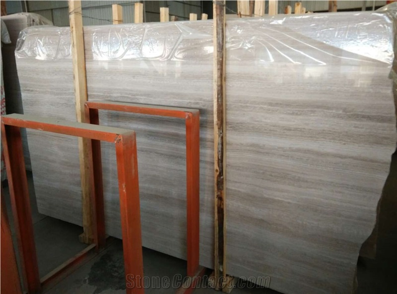 Guizhou Cream Wooden Wood Grain Marble Slabs,Wall Floor Polished Tiles