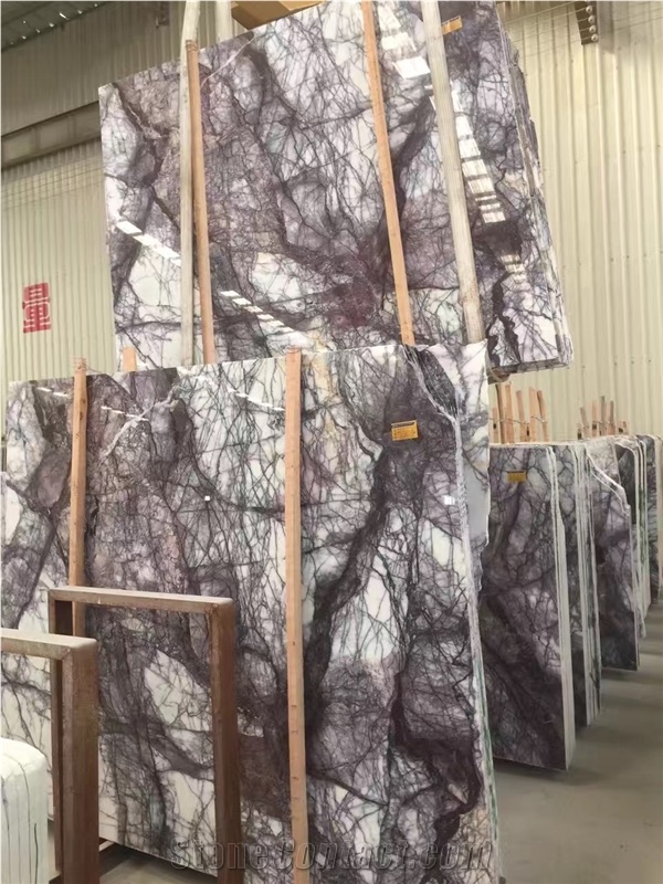 Incense Chanel Plum Lilac Marble Slabs,Wall Floor Polished Tiles