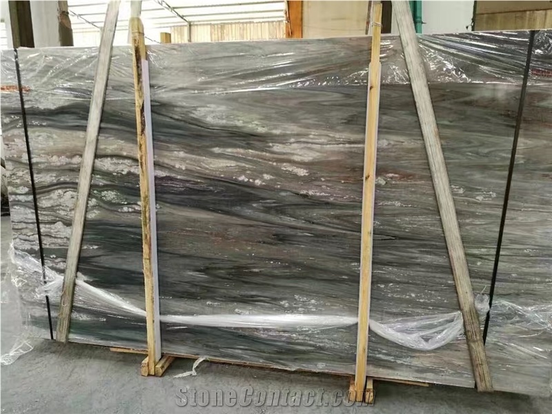 Italy Blue Sands Wave Marble Palisandro Marble Slabs,Wall Floor Tiles