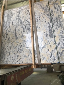 Sea Cloud Grey Gray Marble Slabs,Polished Wall Floor Tile,Cut-To-Size