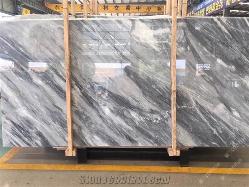 Square Tabletops Worktops Space Grey Azul Galaxia Cloud Gray Marble