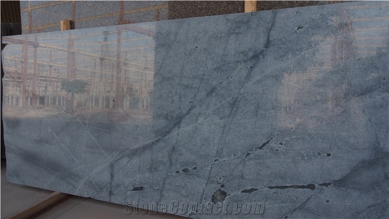 Venus Sky Blue Space Grey Marble Slabs,Wall Floor Polished Tiles