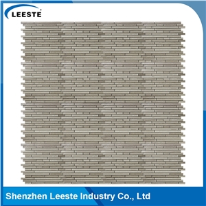 Manufacturers Sale Design Linear Pattern White Oak Marble Tile