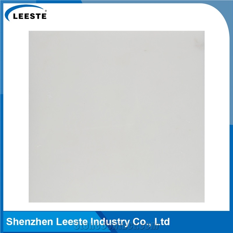 Pure White Jade Polished Marble Flooring Tiles
