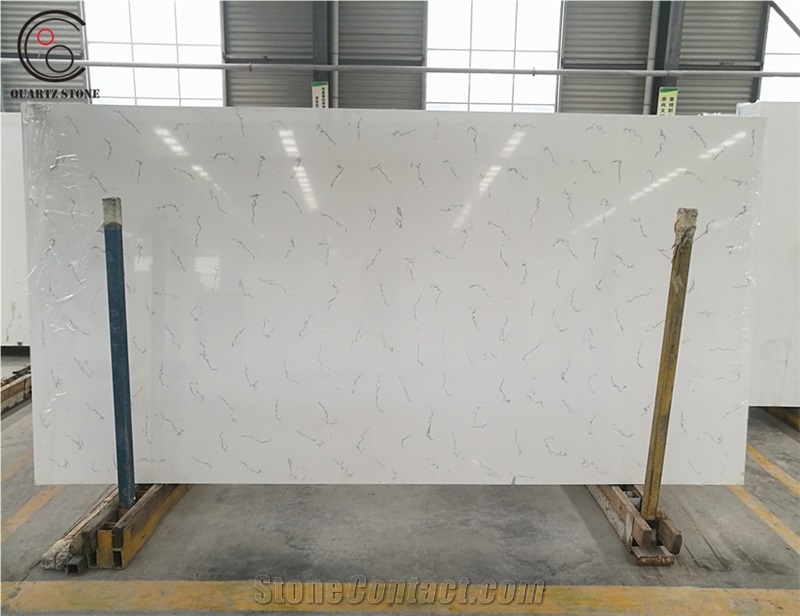 3200x1600x2cm Wholesale White Carrara Quartz