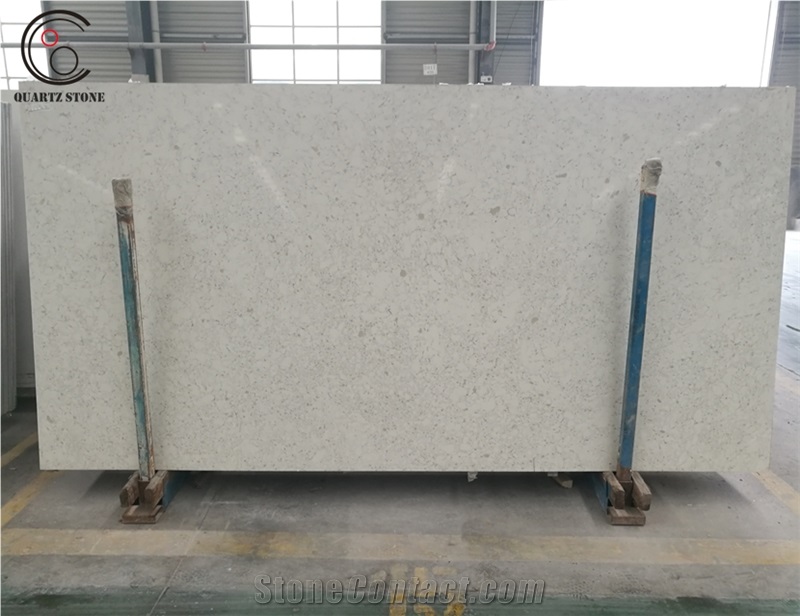 Latest Design Carrara Marble Quartz Stone Slabs in Hot Sale Shandong