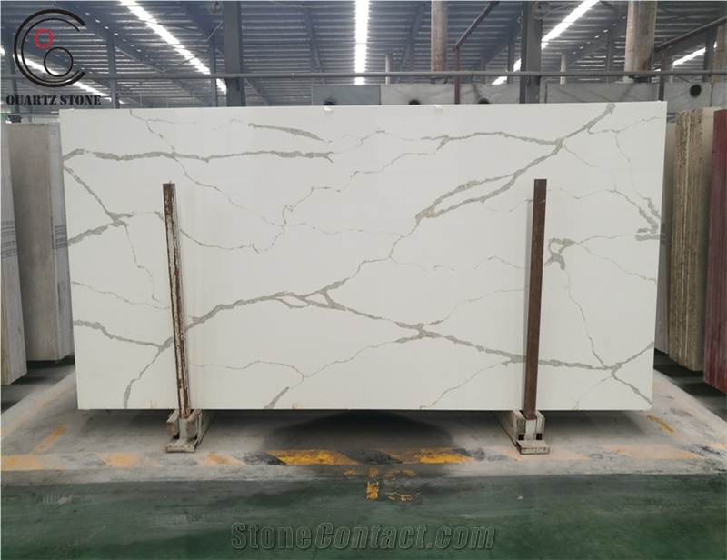 Wholesale Price Latest Design Calacatta Marble Quartz Slab
