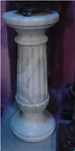 Column Table Bench Vase Marble Stone Fireplace Sculpture Handcarved