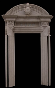 Door Surroundmarble Stone Handcarved Mantel Column Marble