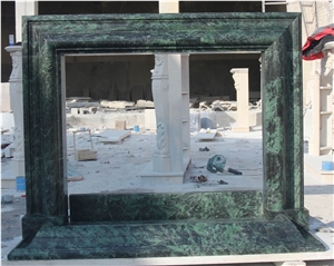 Green Marble Fireplace Mantel Stone Fireplaces