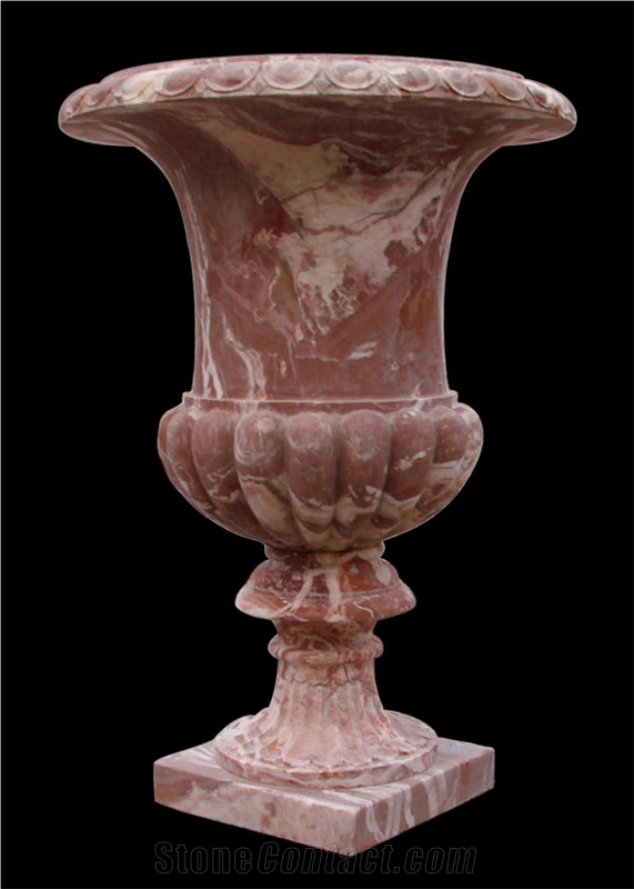 Hand Carved Flower Vase Pot