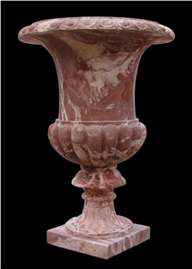 Hand Carved Flower Vase Pot
