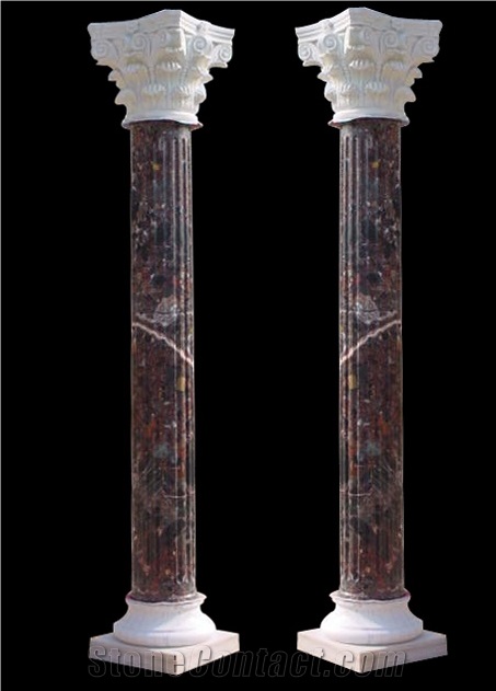 Handcarved Marble Column Stone Columns