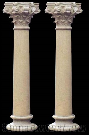 Handcarved Marble Column Stone Columns