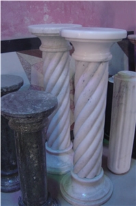 Handcarved Marble Columns Carved Pillars