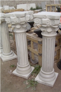 Handcarved Marble Columns Carved Pillars