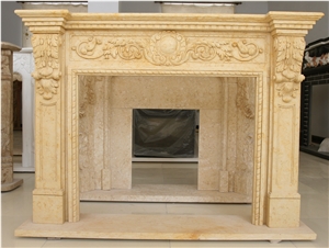 Marble Fireplace Mantels Stone Fireplace Surround