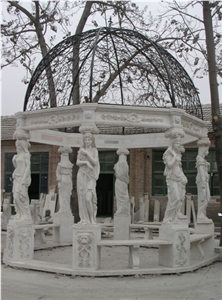 Marble Gazebos Outdoor Pavilions Garden Sculptures