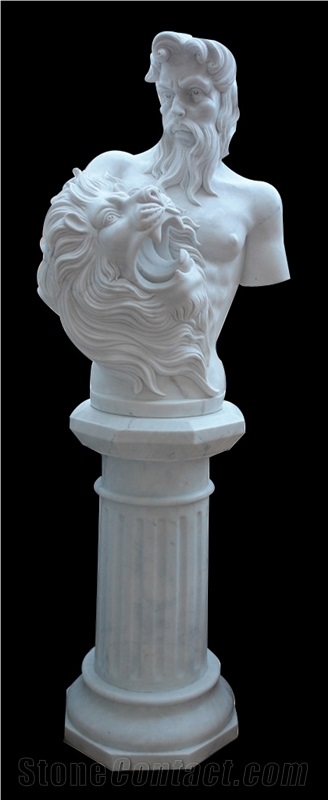Marble Handcarved Sculptures, Women Statues , Western Style