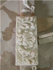 Marble Stone Fireplace Mantel Hand Carved