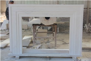 Marble Stone Sculpture Carved Fireplace
