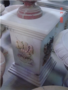 Pedestals Table Bench Vase Marble Stone Fireplace Sculpture Table