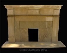 Sandstone Fireplace Mantel