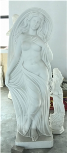 Sichuan White Marble Sculptures, Western Statue
