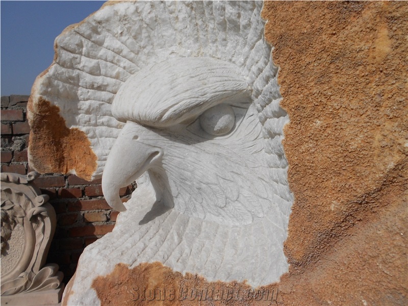 Stone Animal Sculpture,Marble Eagle Statue