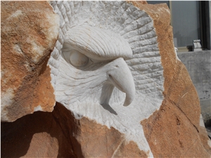 Stone Animal Sculpture,Marble Eagle Statue