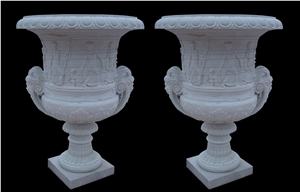 Table Bench Vase Marble Stone Sculpture Handcarved Mantel