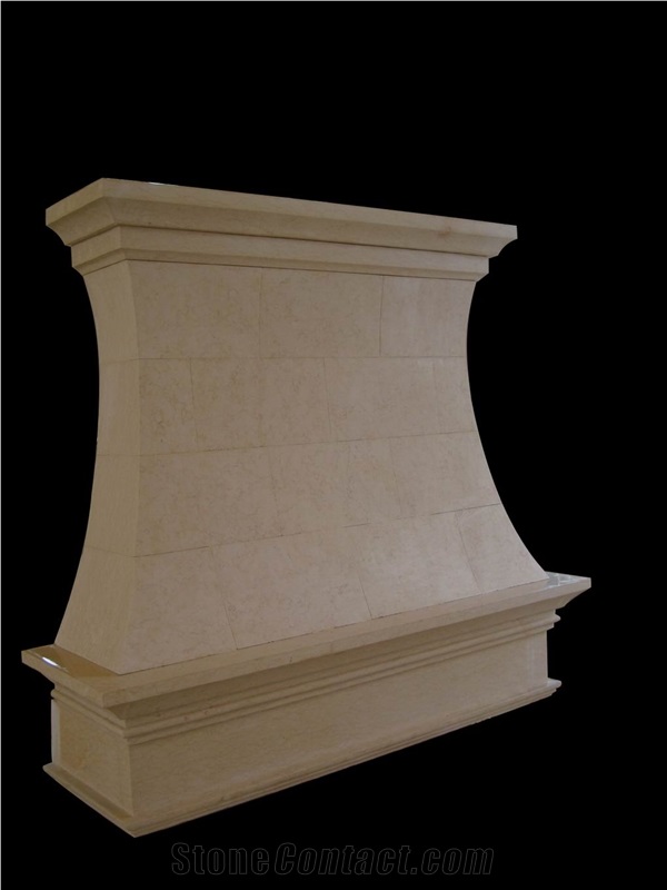 White Marble Carved Column Top Base Pilasters