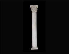 White Marble Handcarved Building Columns