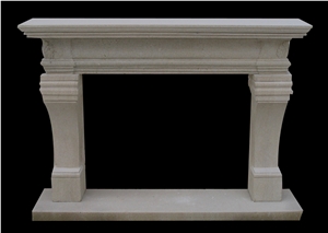 White Marble Sculptured Fireplaces Mantel,Western Handcarved Fireplace