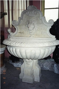 White Marble Sculptured Fountains,Handcarved Stone Wall Fountains