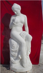 White Marble Statues/ Handcarved Sculptures/ Indoor, Outdoor Statues